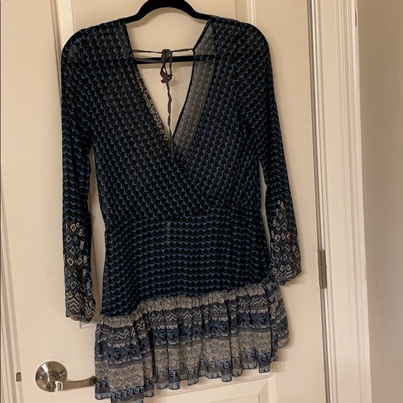 Free People chiffon flowy top - Picture 3 of 3